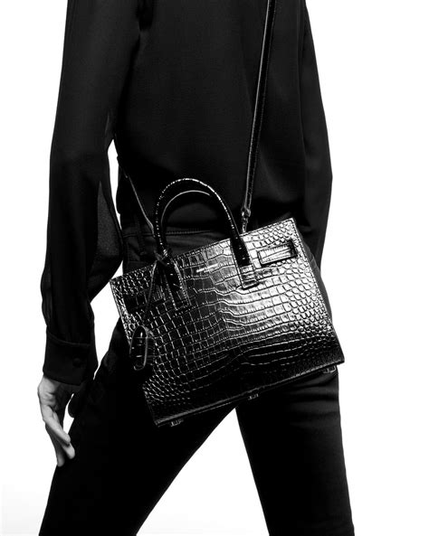 ysl crocodile bag sac de jour|Medium Sac De Jour in Matte Embossed Crocodile Leather.